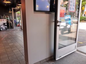 Interior (no seating due to corona. Not much room though) at Domino's Pizza - Neuwiesen in Winterthur