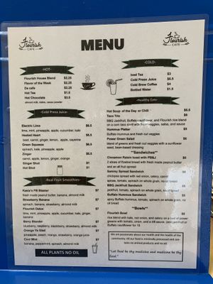 Manu at Flourish Cafe on Broadway in Lancaster