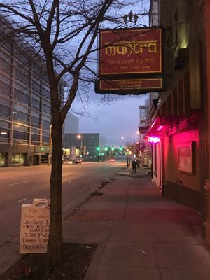 Storefront  at Mantra Indian Cuisine & Spirits in Davenport