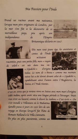 Story of the owner at Indian Food in Villeneuve