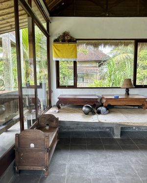 inside  at Vegan Healing Garden in Ubud
