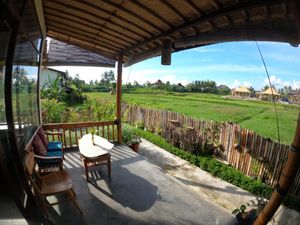 Ricefield garden view💗peaceful and nice breze.  at Vegan Healing Garden in Ubud