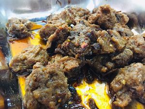 Mock meat at Quan Chay Khai Tam in Da Lat