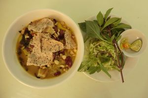 Mi Quang at Quan Chay Khai Tam in Da Lat