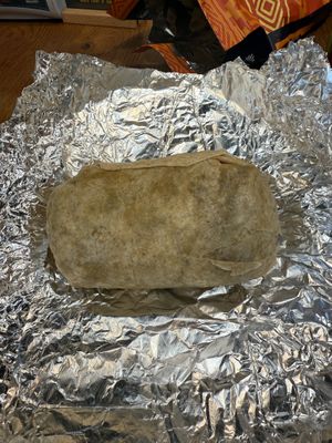 Vegan chorizo burrito - decent portion!   at Boise Consumer Co-op in Boise