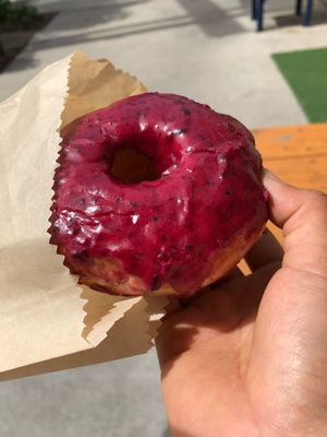 Delicious vegan donut at Boise Consumer Co-op in Boise