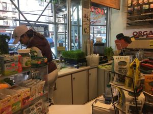 I don’t take good pics. I discovered this store a few years ago and have been a faithful customer ever since. It is the best juice bar in NYC. No other comes close.  at East Side Health Food in New York City