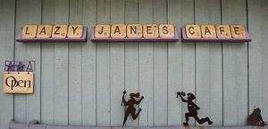 artsy funky at Lazy Jane's in Madison