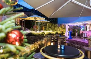 Garten an Weihnachten at Markt 5 Café in Paderborn