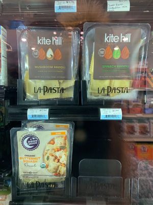 Frozen pasta.  at The Local Food Market in Tully