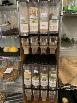 Bulk nuts at The Local Food Market in Tully