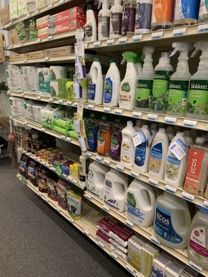 Household cleaners at The Local Food Market in Tully