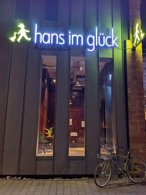 view from outside at Hans im Glück in Mannheim