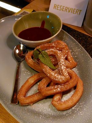 Churros #Veganuary at Hans im Glück in Mannheim