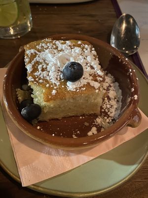 Lemon olive oil cake   at Buena Vida in Atlanta