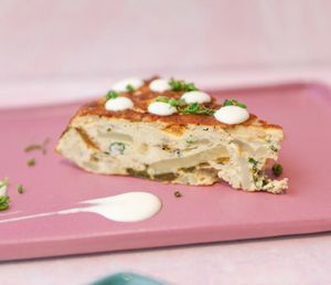 Tortilla española con verduras at Buena Vida in Atlanta