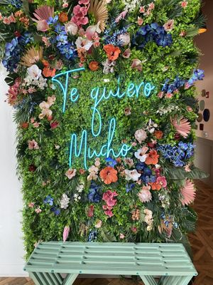 Interior wall at Buena Vida in Atlanta