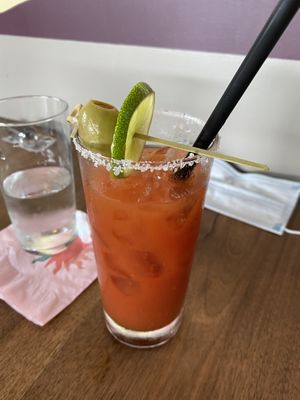 Vegan Bloody Mary  at Buena Vida in Atlanta