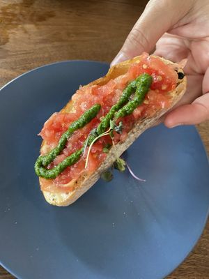 Pan con tomate at Buena Vida in Atlanta