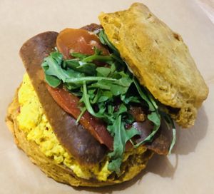 Pumpkin Cheddar Biscuit  at Breads On Oak - Carondelet St in New Orleans