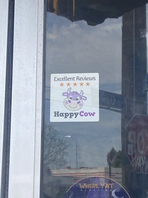 Happy Cow 🐮❤️ at Breads On Oak - Carondelet St in New Orleans