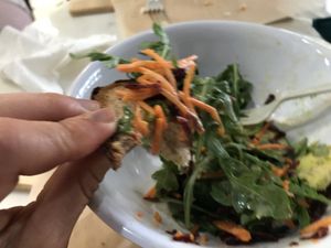 Living salad at Breads On Oak - Carondelet St in New Orleans