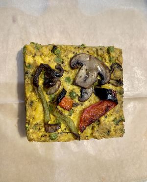 Roasted vegetable quiche at Breads On Oak - Carondelet St in New Orleans