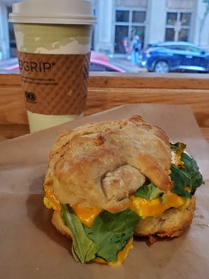 Holy Aioli with sausage at Breads On Oak - Carondelet St in New Orleans