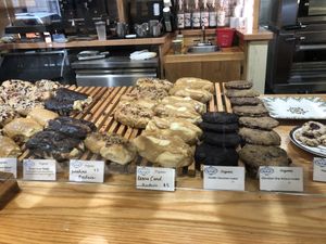 Daily pastry selection at Breads On Oak - Carondelet St in New Orleans
