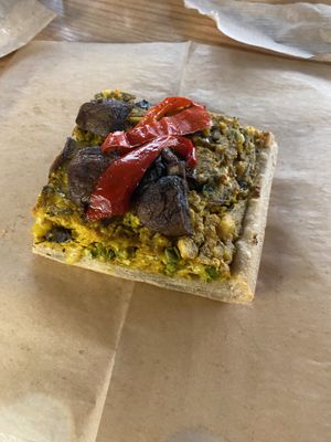 Vegan quiche  at Breads On Oak - Carondelet St in New Orleans