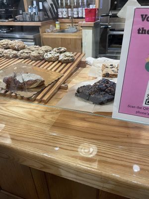 Vegan scones, King cake, brownies   at Breads On Oak - Carondelet St in New Orleans