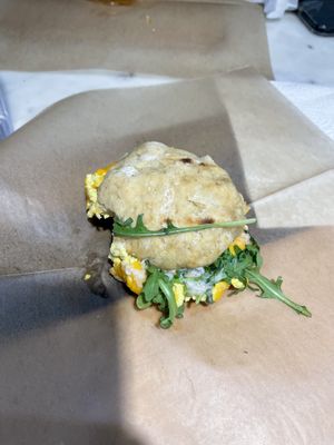 Holy aioli breakfast biscuit  at Breads On Oak - Carondelet St in New Orleans