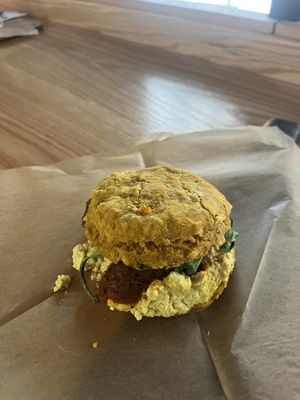 pumpkin cheddar biscuit   at Breads On Oak - Carondelet St in New Orleans