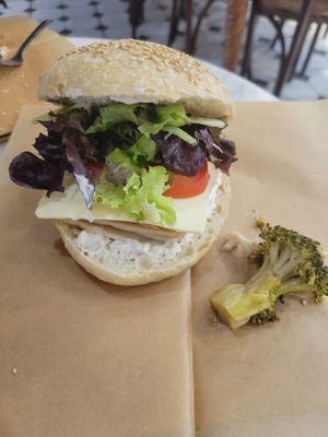 Muffanada (Muffaletta) sandwhich at Breads On Oak - Carondelet St in New Orleans