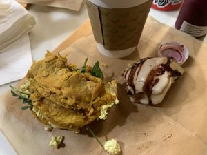 Was so good almost forgot to take a pic.   at Breads On Oak - Carondelet St in New Orleans