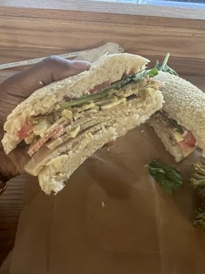 Vegan mufaletta   at Breads On Oak - Carondelet St in New Orleans