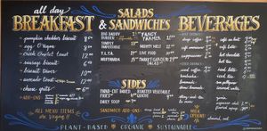Daily Wall Menu at Breads On Oak - Carondelet St in New Orleans