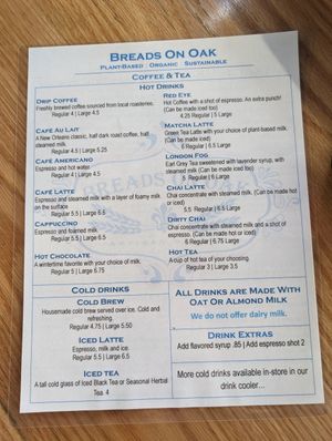  at Breads On Oak - Carondelet St in New Orleans