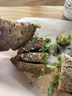 T.L.T.A. (The tempeh was nice)  at Breads On Oak - Carondelet St in New Orleans