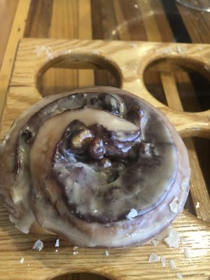 Maple glazed cinnamon roll at Breads On Oak - Carondelet St in New Orleans
