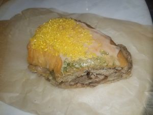 King cake at Breads On Oak - Carondelet St in New Orleans