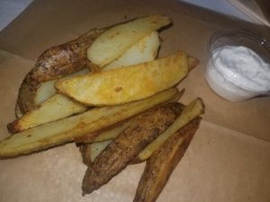 Bomb ass fries! at Breads On Oak - Carondelet St in New Orleans