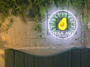 Cute logo at Hola Avo - 홀라아보 in Seoul