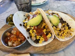 Vegan taco  at Hola Avo - 홀라아보 in Seoul