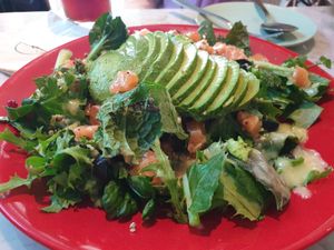 Salmon salad at Hola Avo - 홀라아보 in Seoul