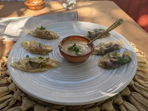 Dumplings! at Yasmina's Itzalanyasayan in San Francisco