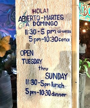 Hours  at Yasmina's Itzalanyasayan in San Francisco