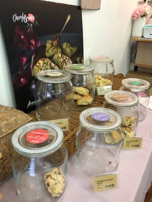 Scones flavour of the day  at Cheryl Scones in Central Singapore