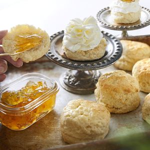 Classic Scones pair with jams or butter.  at Cheryl Scones in Central Singapore