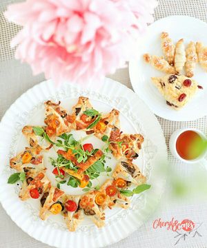 SuperSTAR pastry salad. 
A 12 point Star symbolize the whole year of goodness! at Cheryl Scones in Central Singapore